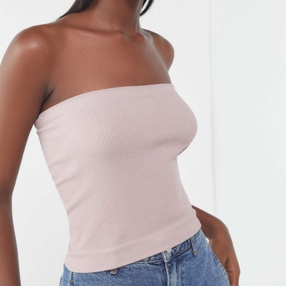 Out From Under Pink Sparkly Tube Top